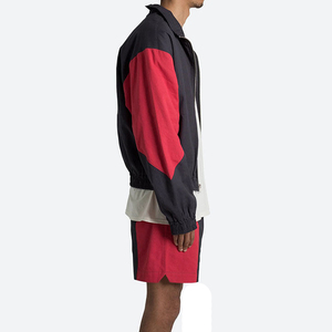 Nouvelle Collection 2026 – Ensemble Short et Blouson Coupe-Vent Personnalisé pour Homme – Deux Pièces Décontractées avec Fermeture Éclair et Poches - Product Image 3