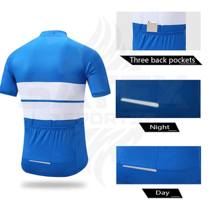 Maillot et short de cyclisme respirants grande taille, personnalisables, 100 % polyester, séchage rapide, pour activités de plein air – Nouveauté très demandée - Product Image 3