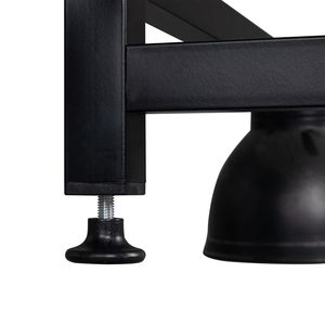 Scrivania per Computer Stile Retrò 140cm, in Truciolato con Rivestimento in Triamina, a Forma di L, Angolo Retto, Resistente, Design Vintage - Product Image 3