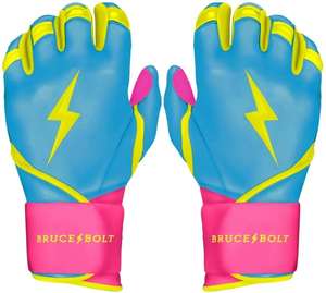 Gants de frappeur de baseball et softball professionnels unisexes, qualité supérieure, logo personnalisé, polyester/coton, confortables pour adultes, avec fermeture auto-agrippante - Product Image 2