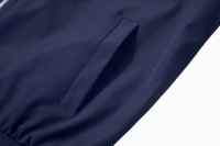 Veste décontractée d'hiver pour homme grande taille, col en V, en satin brodé personnalisé, respirante et écologique, avec boutons recouverts, vente en gros