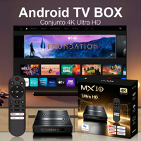 Dispositivo de Streaming MX10 K4 Strong 8K, Internet OTT, 2GB de RAM, 8GB de ROM, el Mejor Dispositivo OTT Inteligente con Android 13