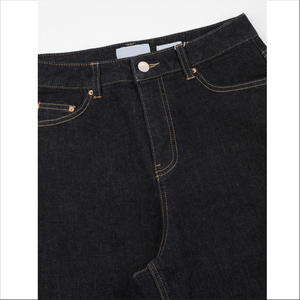 Pantalon en jean décontracté pour homme 100 % coton, coupe large, été, qualité supérieure, avec cordon de serrage, respirant, léger, tricoté – Vente en gros - Product Image 3