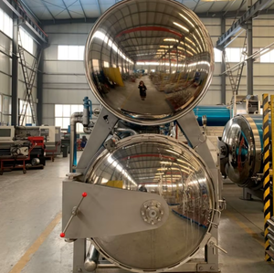 <span class=keywords><strong>Autoclave</strong></span> Industrial para Comidas Preparadas, Pilaf y Alimentos en Bolsas Retortables, Excelente Penetración de Calor y Distribución Uniforme del Calor - Product Image 3