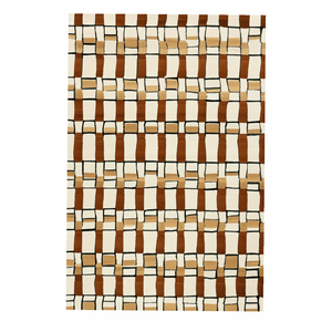 Tapis en laine tufté à la main Lekhak, tapis de sol en laine fait main de qualité supérieure, design artistique moderne, taille personnalisée, fabricant de tapis en laine en Inde - Product Image 1