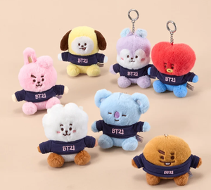 พวงกุญแจตุ๊กตา BT21 BASIC รุ่น 2026 F/W พร้อมแผ่นซีดีเพลงป๊อป พลาสติก กระดาษ ภาษาเกาหลี สำหรับทุกวัย รุ่น KR BW-154 ของสะสม - Product Image 1