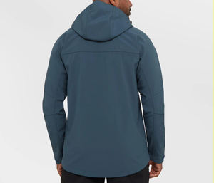 Veste softshell pour homme, résistante à l'eau, coupe-vent, respirante, pour la randonnée en plein air, vêtements de travail, coupe ajustée, durable, doublure chaude - Product Image 2
