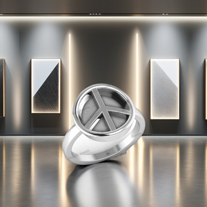 2025 dernière haute qualité personnalisable 925 timbre argent Semi montage anneau composants lunette solide résine vierge pour trouver des bijoux - Product Image 1