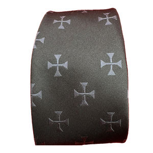 Corbata Masónica The Brotherhood, Corbata Clásica de Logia, Corbata Masónica Distinguida, Corbata del Maestro Masón para Hombre - Product Image 1