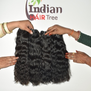 Extensiones de Cabello Indio de Corte Recto, Doble Trama, No Remy, Premium, Puntas Gruesas y Llenas, Suaves y Sedosas, Onduladas, Sin Procesamiento Químico, Paquete Económico - Product Image 6