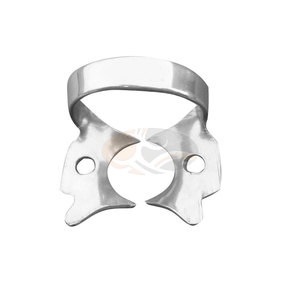 ที่หนีบยางกันน้ำลายสำหรับงานทันตกรรมแบบใช้มือ  เครื่องมือทันตกรรมสำหรับการแยกส่วนของช่องปาก  การรักษารากฟัน  ทำจากเหล็กกล้าไร้สนิมที่มีความแม่นยำสูง - Product Image 6