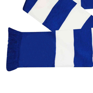 Nouvelles écharpes de supporter de football en tricot, design personnalisé, couleur personnalisée, longues, écologiques, légères, logo personnalisé, écharpe de club sportif, vente en gros - Product Image 3