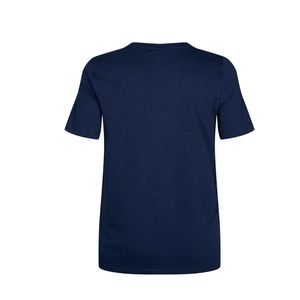 Camiseta al por mayor personalizada para mujer, talla grande, cuello en V, 100% algodón, estampado gráfico, estilo urbano, OEM ODM - Product Image 2