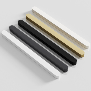 Ultra Narrow Sliding Door Handle Adhesive Self Stick For <b>Kitchen</b> Balcony Glass Door No Drilling Required - Product Image 1