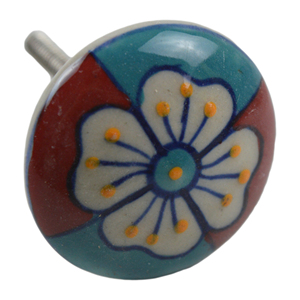 Best Colored Flower Design <b>Ceramic</b> Pull Home Decor <b>Ceramic</b> <b>Knobs</b> and Colored <b>Ceramic</b> <b>Knobs</b> Furniture Hardware Supplies - Product Image 3