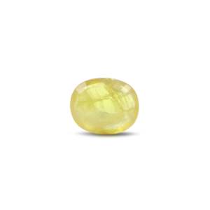 4.35 Carat Oval Cut Yellow Sapphire Loose Gemstone for Fine Jewelry - Product Image 2