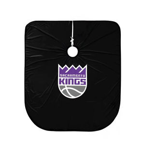 Capa de peluquería profesional Sacramento Kings con logo grande, color personalizado, para barbería - Product Image 1