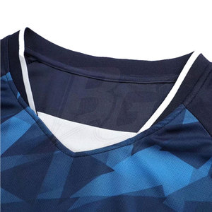 <b>Top</b> Selling Men's Polyester Sports T-Shirts Knitted Quick Dry Breathable Durable Flexible Smooth Finish for Football Fitness - Product Image 3