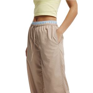 Nueva Llegada OEM al por Mayor Pantalones Cargo de Invierno para Mujer con Cordón Elástico en la Cintura, Diseño de Dos Bolsillos, Ajuste Regular, Ecológicos y Transpirables - Product Image 4