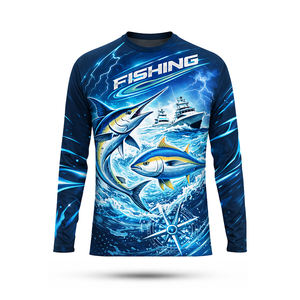 Camisa de Manga Larga Transpirable con Botones y Protección Solar UPF 50+, de Secado Rápido, Tallas Grandes, con Logotipo Personalizado, en Oferta - Product Image 1