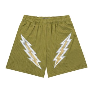 Pantalones Cortos Deportivos de Verano, Transpirables, de Malla, para Hombre, Personalizados, Cómodos, con Cintura Elástica - Product Image 5