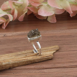 Wholesale 925 Sterling Silver Lemon Quartz Classic Wedding Dainty Yellow Gemstone Eternity Band Women Stackable <b>Finger</b> <b>Ring</b> - Product Image 1