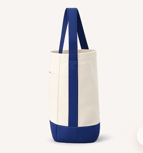 กระเป๋าผ้าแคนวาสพับได้แบบพกพาสำหรับซื้อของ  แข็งแรง ทนทาน ใช้ซ้ำได้ - Product Image 2