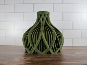 Jarrón Verde Geométrico Moderno para Decoración de Mesa, Acabado Mate, Estilo Cerámico, 8-16 Pulgadas, Diseño Minimalista - Product Image 4