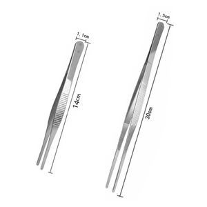 Kitchen Tweezer Multifunctional Stainless Steel <b>BBQ</b> Tongs Grill Clip Kitchen Gadgets Cooking Tweezers Buffet <b>Tool</b> For Home Use - Product Image 3