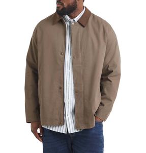 Chaqueta de Trabajo de Lona Resistente Personalizada para Hombre, Chaqueta de Invierno Transpirable de Alta Calidad para Mecánicos con Decoración Bordada - Product Image 1