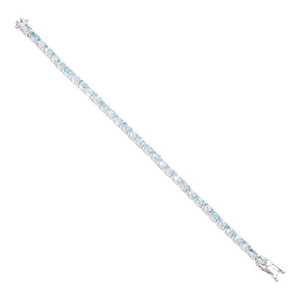 Genuine Apatite <b>Bracelet</b> 925 Sterling <b>Silver</b> Blue Gemstone Handmade Elegant Jewelry Gift For Women - Product Image 4