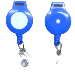 Porte-badge rétractable RP-03 avec sangle en PVC et clip ceinture - Product Image 5