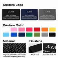 Étiquettes de marque tissées personnalisées avec logo, étiquettes à coudre pour vêtements, articles vestimentaires et sacs