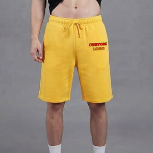 Shorts de jogging pour homme en coton 100% bio, qualité supérieure, écologiques, respirants, avec logo personnalisé, pour un usage décontracté. - Product Image 1