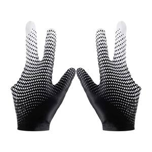 Guantes de Snooker Deportivos Unisex de Poliéster de Alta Calidad con Logotipo Personalizado, Diseño Sublimado, para Torneos de Billar, Juego de 8 Bolas - Product Image 4