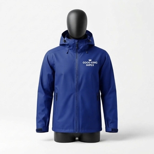Chaqueta de Lluvia Deportiva Impermeable y Cortavientos para Hombre con Logotipo Personalizado, Chaqueta de Lluvia para Senderismo al Aire Libre - Product Image 1