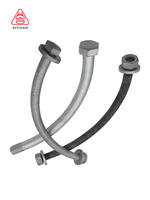 Ancre ovale en fer galvanisé haute résistance, durable, résistante à l'eau et anti-corrosion pour la construction et l'usage industriel