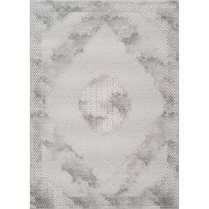 Geometrix GC_DIM1004 Grigio 5 piedi 3 pollici X 7 piedi 3 pollici Set di Tappeti - Product Image 1