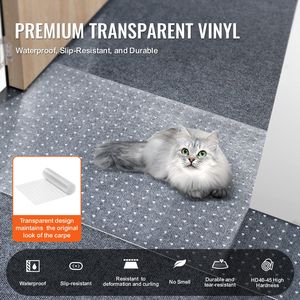 Tappetino Protettivo Antiscivolo in PVC 38 cm x 120 cm, Resistente ai Graffi dei Gatti, per Porte e Ingressi, per Animali Domestici - Product Image 4