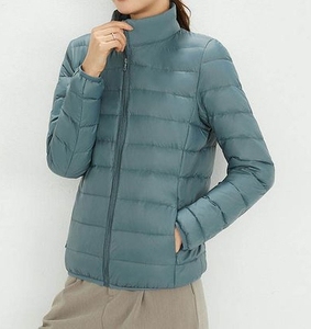 Wholesale Custom <b>Women</b>’s <b>Padded</b> Puffer Jacket, Slim Fit Quilted <b>Winter</b> <b>Coat</b> with Stand Collar, Lightweight Warm Jacket OEM - Product Image 3