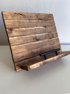 Soporte para Libros de Cocina de Madera de Caoba para Hogares Elegantes que Ofrece un Color Profundo y Estabilidad Premium para Libros de Cocina - Product Image 4