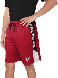 Pantalones Cortos Rojos de Poliéster de los Atlanta Falcons, Ropa Deportiva Ligera, Diseño con Franja Lateral con Logotipo del Equipo, Cintura Baja - Product Image 2