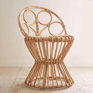 Silla de comedor blanca al mejor precio, sillas decorativas de ratán hechas a mano, muebles de asiento en venta - Product Image 5