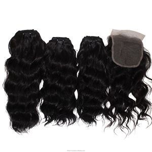Extensiones de cabello vietnamita de onda profunda con cierre 5x6, 100% cabello humano atado a mano, hermoso cabello trenzado suizo 4x4 con base transparente delgada. - Product Image 5