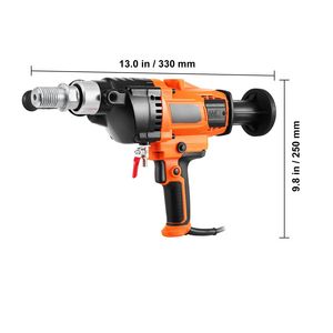 Trapano carotatore diamantato portatile robusto da 2000W con diametro di perforazione di 6,3 pollici e valigetta per la foratura del calcestruzzo - Product Image 4