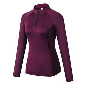 High Quality Winter Half-<b>Zipper</b> UP Breathable Quick Dry Pullover Fitness Gym Workout Custom Logo Sportswear Unisex Sweatshirt - Product Image 1