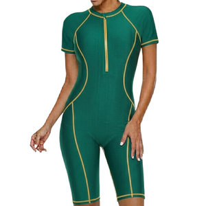 Traje de Baño Deportivo de Alta Resistencia, 220g, Spandex y Nailon, Sin Costuras, de Una Pieza - Product Image 1