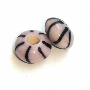 Cuentas Sueltas de Cristal de Vidrio Hechas a Mano al por Mayor |   Cuentas Multicolores en Morado, Dorado, Negro, Azul, Blanco y Rosa para Decoración y Manualidades - Product Image 1