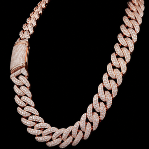 Outstanding Brilliant Cut Diamond Full <b>Iced</b> Moissanite Hip Hop Cuban Link <b>Chain</b> Necklace Man's Made Luxurious Style Jewelry - Product Image 1