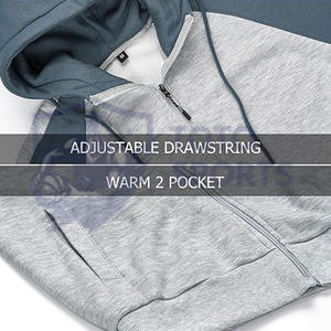 Comfortable Slim Fit Lightweight Fabric Breathable High Quality With Reasonable Price New Arrival Casual Wear <b>Men</b> Zipper <b>Hoodies</b> - Product Image 2
